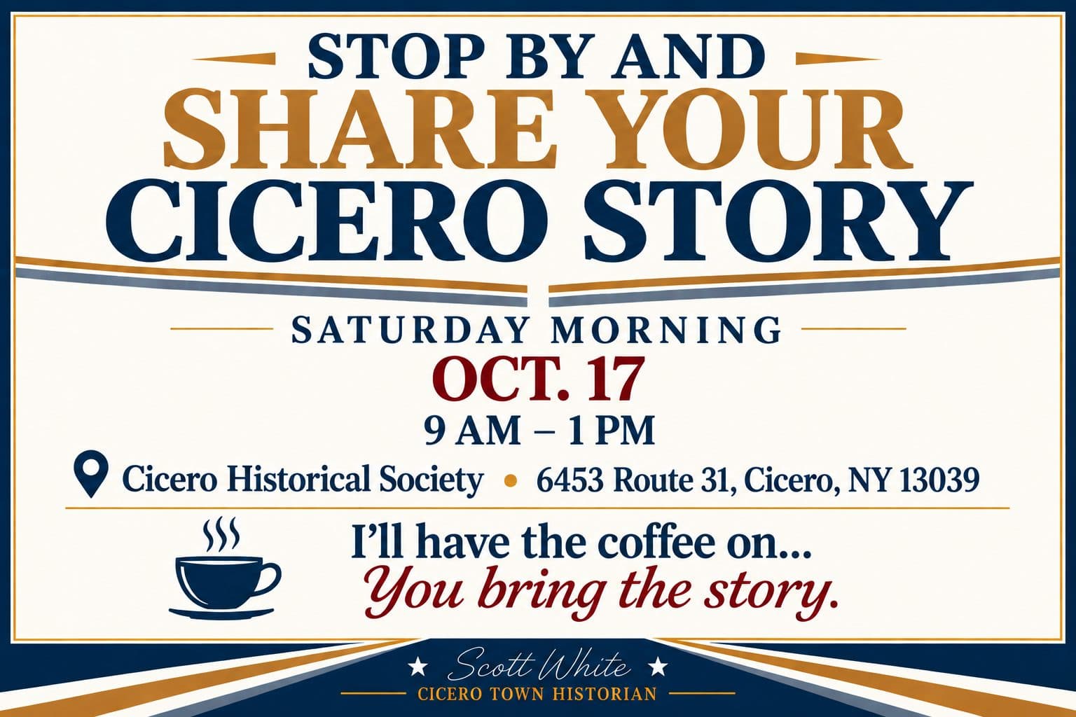 Cicero Stories Saturday